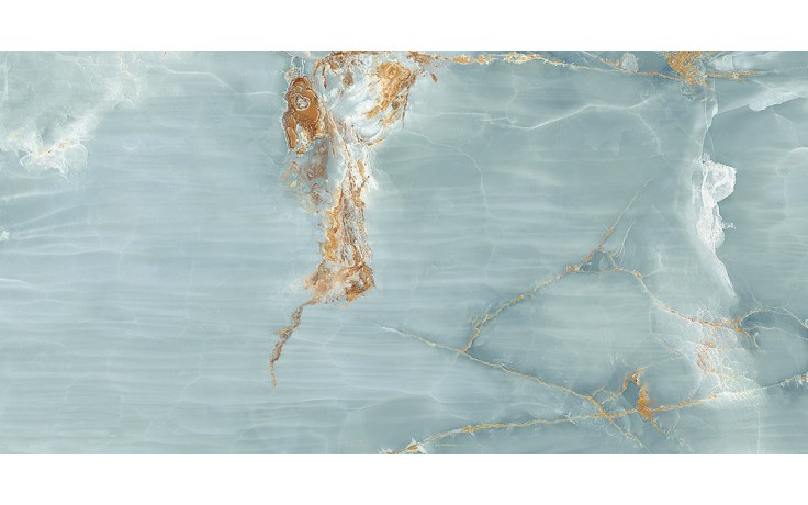 IMOLA THE ROOM dlažba 60x120cm, lappato, lesk, onyx aqua blue gold