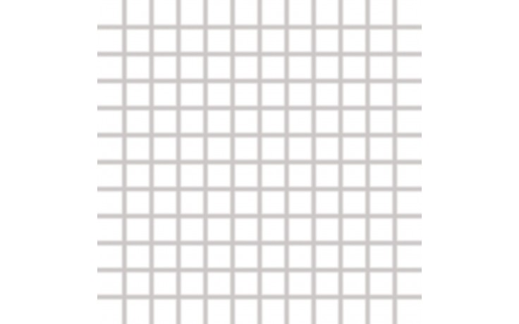 RAKO COLOR TWO mozaika 30x30cm, 2,5x2,5cm, lesk, lepená na sieťke, biela