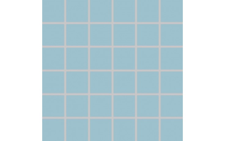 RAKO COLOR TWO mozaika 30x30cm, 5x5cm, mat hladká, lepená na sieťke, svetlo modrá