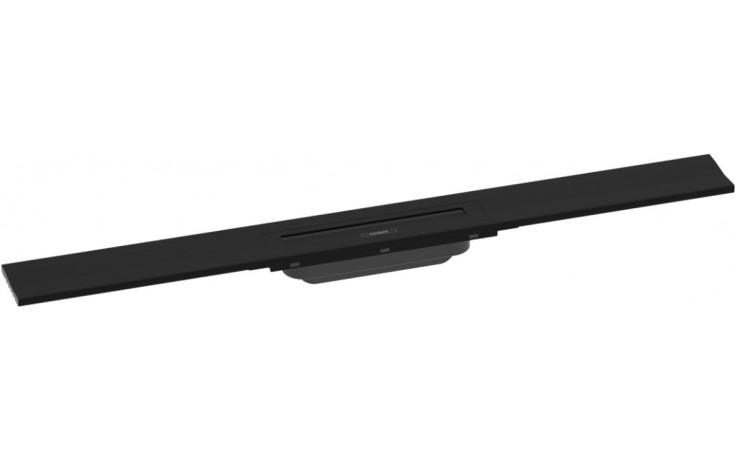 HANSGROHE 800 RAINDRAIN FLEX vrchná sada sprchového žľabu, skracovateľný, pre inštaláciu k stene, matná čierna