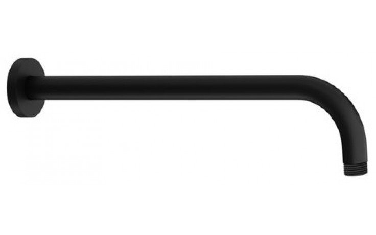 RAVAK 702.02 výtokové rameno 334mm, bočné, pre hlavovú sprchu, mosadz, čierna mat