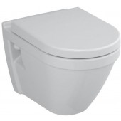 VITRA S50 závesné WC 355x520mm, vodorovný odpad, hlboké splachovanie, biela