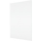 CONCEPT 100 bočná stena 100x190 cm, biela/číre sklo
