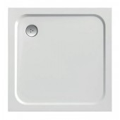 RAVAK PERSEUS PRO CHROME 90 sprchová vanička 900x900mm z liateho mramoru, plochá, štvorcová, biela