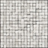 IMOLA X-ROCK dlažba 30x30cm, štrukturovaná mozaika, mat, white
