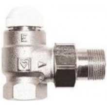 HERZ TS-E 7724 termostatický ventil 1/2", rohový, pre samotiažne sústavy, vnútorný/vonkajší závit, mosadz