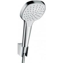 HANSGROHE CROMA SELECT E 1JET sprchová súprava 3-dielna, ručná sprcha 110x110 mm, hadica, držiak, biela/chróm