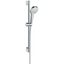HANSGROHE CROMA SELECT S MULTI 3JET sprchová súprava 3-dielna, ručná sprcha pr. 110 mm, 3 prúdy, tyč, hadica, EcoSmart, biela/chróm