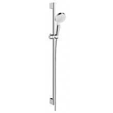 HANSGROHE CROMETTA VARIO 2JET sprchová súprava 3-dielna, ručná sprcha pr. 100 mm, 2 prúdy, tyč, hadica, biela/chróm