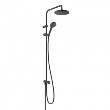 HANSGROHE VERNIS BLEND SHOWERPIPE 200 sprchový set bez batérie, hlavová sprcha, ručná sprcha s 2 prúdmi, hadica, tyč, EcoSmart, matná čierna