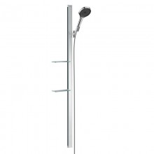 HANSGROHE RAINFINITY 130 3JET sprchová súprava 4-dielna, ručná sprcha pr. 130 mm, 3 prúdy, tyč, hadica, polička, EcoSmart, chróm