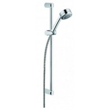 KLUDI ZENTA 3S sprchová súprava 3-dielna, ručná sprcha pr. 84 mm, 3 prúdy, tyč, hadica, chróm