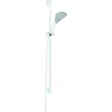 KLUDI FIZZ 3S sprchová súprava 3-dielna, ručná sprcha 270 mm, 3 prúdy, tyč, hadica, biela/chróm