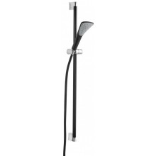 KLUDI FIZZ 1S sprchová súprava 3-dielna, ručná sprcha 250 mm, tyč, hadica, matná čierna/chróm