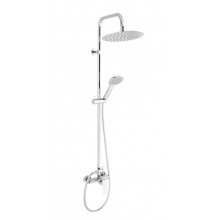 NOVASERVIS NOBLESS TINA sprchový set s batériou, hlavová sprcha, ručná sprcha, tyč, hadica, chróm