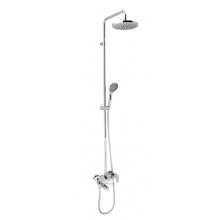 NOVASERVIS sprchový set bez batérie, hlavová sprcha, ručná sprcha s 3 prúdmi, tyč, hadica, chróm