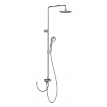 RAVAK DS 090.00 sprchový set bez batérie, hlavová sprcha, ručná sprcha s 5 prúdmi, tyč, hadica, chróm