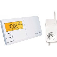 THERMO-CONTROL SALUS 091FLTX+ termostat 154x80mm digitálny bezdrôtový izbový, biela