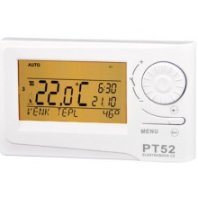 ELEKTROBOCK PT52 termostat 5-85 ° C s OpenTherm komunikáciou, týždenný, biela