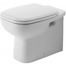 DURAVIT D-CODE stojace WC 355x560mm, hlboké splachovanie, k stene, biela