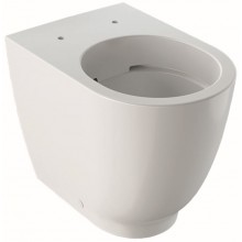 GEBERIT ACANTO stojacie WC 350x510x425mm, s hlbokým splachovaním, Rimfree, zvýšené, KeraTect, biela
