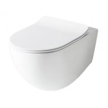 ARTCERAM FILE 2.0 závesné WC, rimless, vodorovný odpad, matná biela