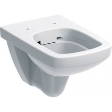 GEBERIT SELNOVA SQUARE závesné WC 350x530x340mm, s hlbokým splachovaním, Rimfree, keramika, biela