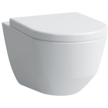LAUFEN PRO závesné skrátené WC Compact Rimless 360x490mm hlboké splachovanie, biela 8.2096.5.000.000.1