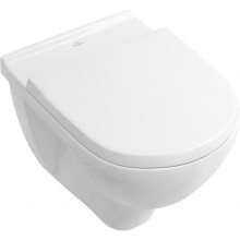 VILLEROY & BOCH O.NOVO závesné WC 360x560x350mm, vodorovný odpad, biela Alpin