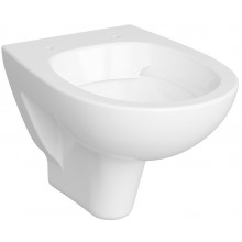 CONCEPT 100 závesné WC 360x495mm vodorovný odpad, hlboké splachovanie, bez okrajov, kompaktné, biela alpin