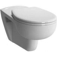 CONCEPT 100 závesné WC 355x700mm, vodorovný odpad, predĺžené hlboké splachovanie, biela