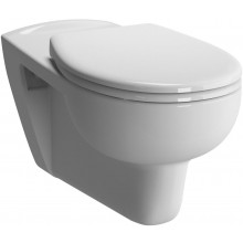 CONCEPT 100 závesné WC 360x700mm, vodorovný odpad, predĺžené ploché splachovanie, biela
