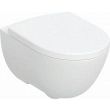 CONCEPT STYLE WC závesné 355x520x330mm, s hlbokým splachovaním, Rimfree, s WC sedátkom