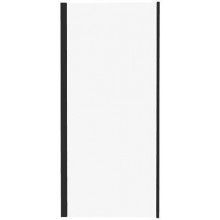 RAVAK PIVOT PPS-90 pevná stena 870-895x1900mm, jednodielna, sklo, black/transparent