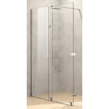 HÜPPE XTENSA PURE sprchové dvere 110x200 cm, posuvné, ľavé, strieborná pololesklá/sklo číre