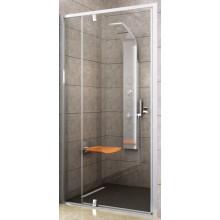 RAVAK PIVOT PDOP2 120 sprchové dvere 1161-1211x1900mm, dvojdielne, otočné, pivotové, sklo, biela/biela/transparent