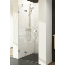 RAVAK BRILLIANT BSD2 90R sprchové dvere 900x1950mm, dvojdielne, pravé, sklo, chróm/transparent