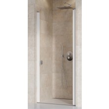 RAVAK CHROME CSD1 80 sprchové dvere 80x195 cm, lietacie, biela/sklo transparent