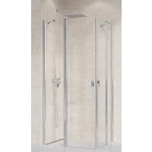 RAVAK CHROME CRV2 110 sprchové dvere 110x195 cm, lietacie, chróm lesk/sklo transparent