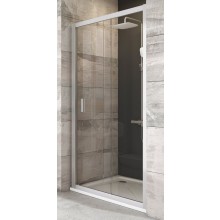 RAVAK BLIX BLDP2 100 sprchové dvere 100x190 cm, posuvné, chróm lesk/sklo transparent
