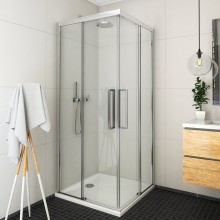 ROTH EXCLUSIVE LINE ECS2P/800 sprchové dvere 800x2050mm pravé, dvojdielne posuvné, brillant/transparent