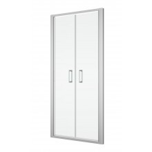 SANSWISS TOP LINE TOPP2 sprchové dvere 100x190 cm, lietacie, aluchróm/sklo Durlux
