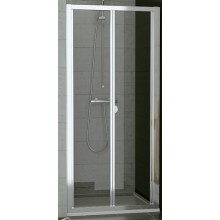 SANSWISS TOP LINE TOPK sprchové dvere 1000x1900mm, zalamovacie, matný elox/sklo Durlux