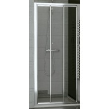 SANSWISS TOP LINE TOPS3 sprchové dvere 900x1900mm, trojdielne posuvné, aluchróm/sklo Durlux