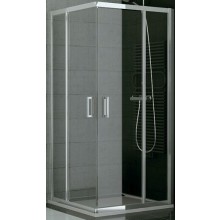 SANSWISS TOP LINE TOPG sprchové dvere 800x1900mm, ľavé, dvojdielne posuvné, rohový vstup, aluchróm/sklo Durlux