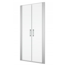 SANSWISS DIVERA D22T2 sprchové dvere 90x200 cm, lietacie, aluchróm/číre sklo
