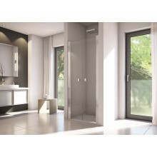 CONCEPT 200 CON2 sprchové dvere 900x2000mm dvojkrídlové, aluchróm/číre sklo concept-clean