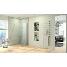 CONCEPT INTENSA sprchové dvere 100x200 cm, posuvné, pravé, strieborná pololesklá/sklo číre