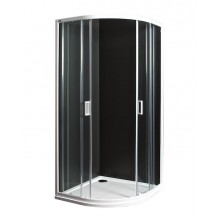 JIKA LYRA PLUS sprchovací kút 80x80 cm, R540, posuvné dvere, biela/sklo číre