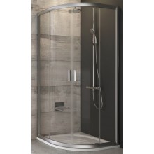 RAVAK BLIX BLCP4 90 sprchovací kút 90x90 cm, R488, posuvné dvere, satin/sklo transparent